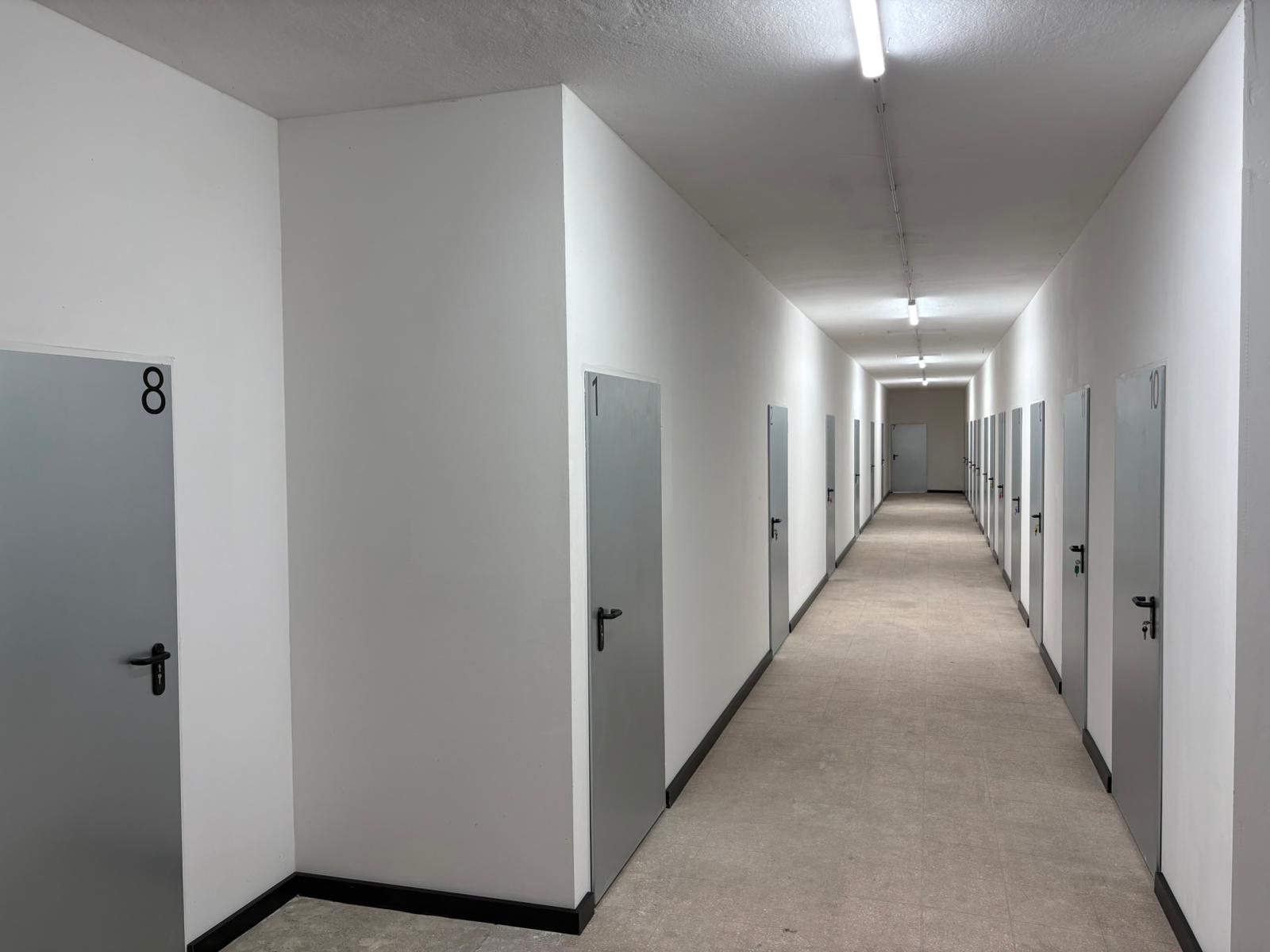 Innenansicht eines Lagerflurs